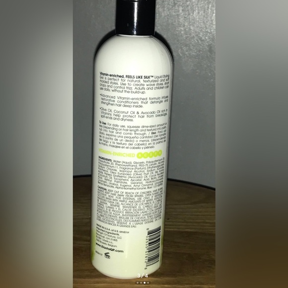 Elasta QP Feels Like Silk Styling Liquid Gel 12oz Ex 01/2025 NEW heals hair - Picture 2 of 2
